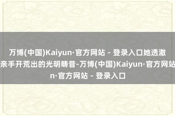 万博(中国)Kaiyun·官方网站 - 登录入口她透澈废弃了我方亲手开荒出的光明畴昔-万博(中国)Kaiyun·官方网站 - 登录入口