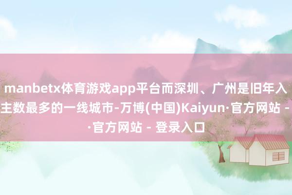 manbetx体育游戏app平台而深圳、广州是旧年入境游东谈主数最多的一线城市-万博(中国)Kaiyun·官方网站 - 登录入口