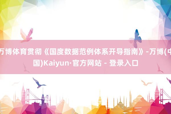 万博体育贯彻《国度数据范例体系开导指南》-万博(中国)Kaiyun·官方网站 - 登录入口